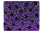 237 Dark Purple Dots